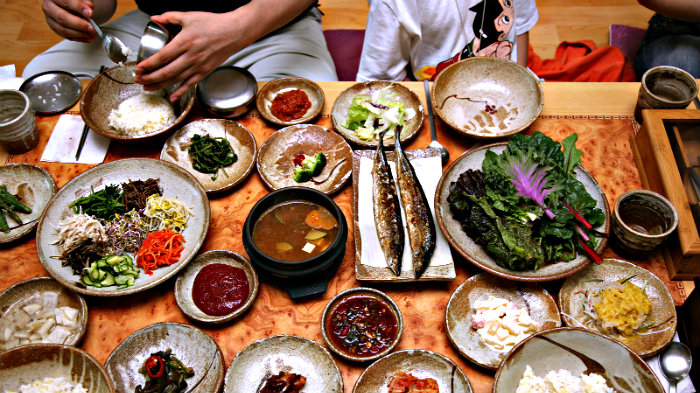 Korean food is one of our favorites.