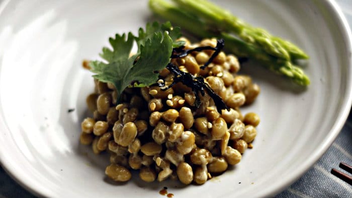 Natto is fermented beans and is not for everyone's taste.