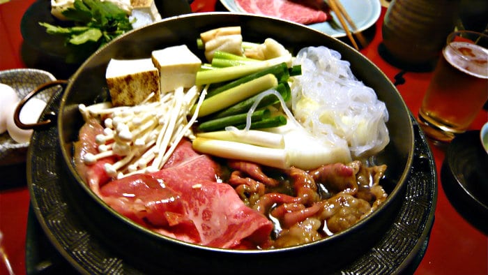 Shabu Shabu is a popular winter meal in Japan.