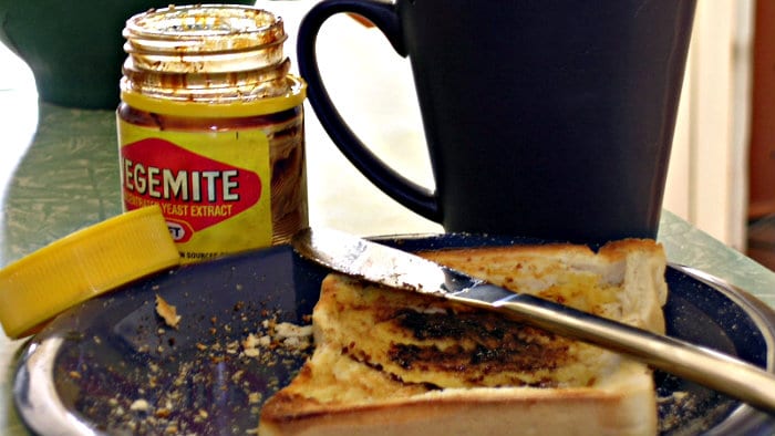 Australian vegemite is made with brewer's yeast, veggies, spices.