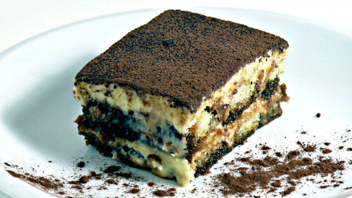 You must have tiramisu when you are in Italy.