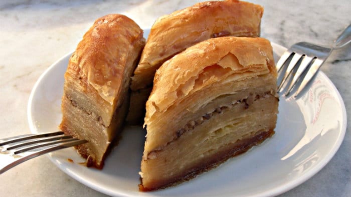 For me, baklava is too sweet.