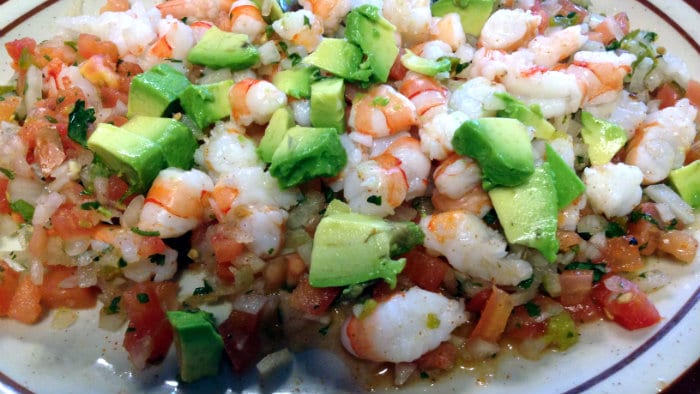 Ecuadorian ceviche is safer to eat, because the seafood is cooked.