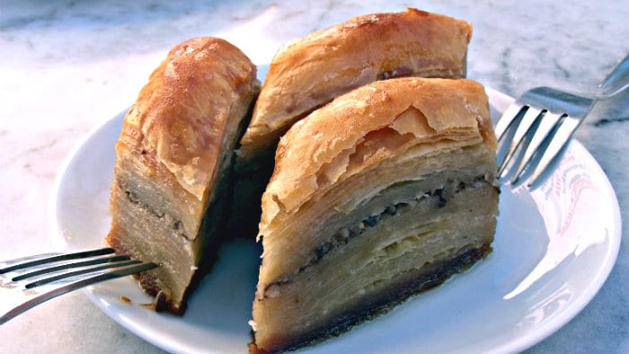 For me, baklava is too sweet.