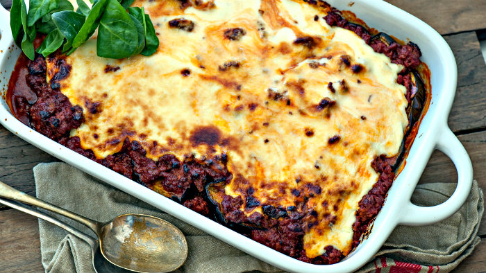 Moussaka is a traditional Greek dish.