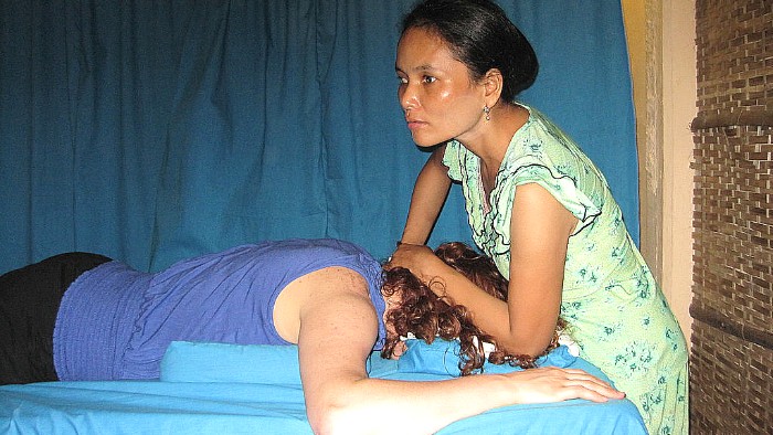 What a bliss - to have massage after touring Angkor Wat.