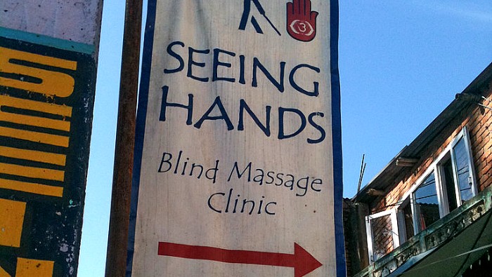 Seeing Hands massage clinic is popular with tourists.